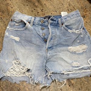 4” high rise shorts